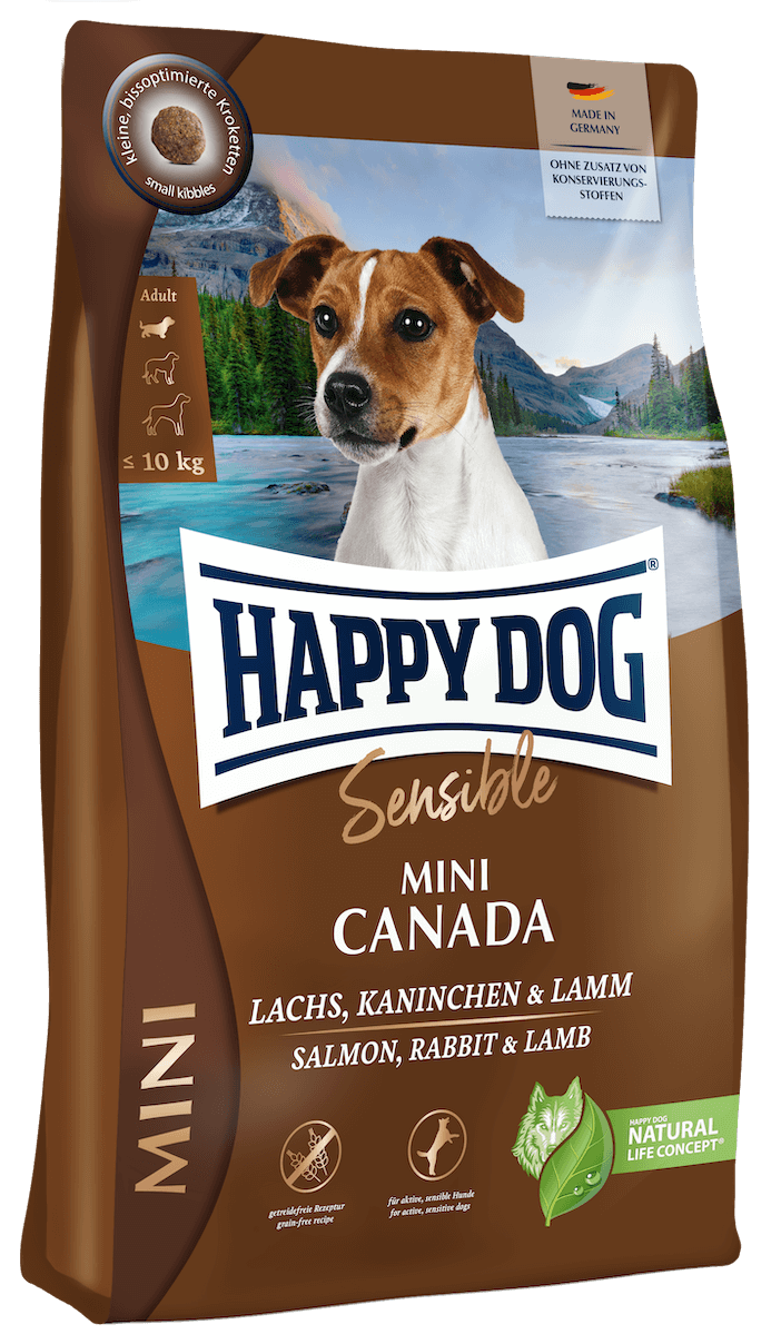 Rabbit & Lamb Small Breed Dog Food (Mini Canada) | Happy Dog