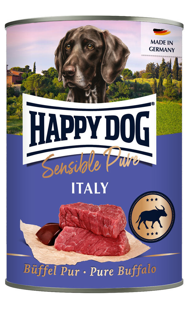 Happy Dog Pure Buffalo Ð good food for adult dogs. Grainfree Ð 100