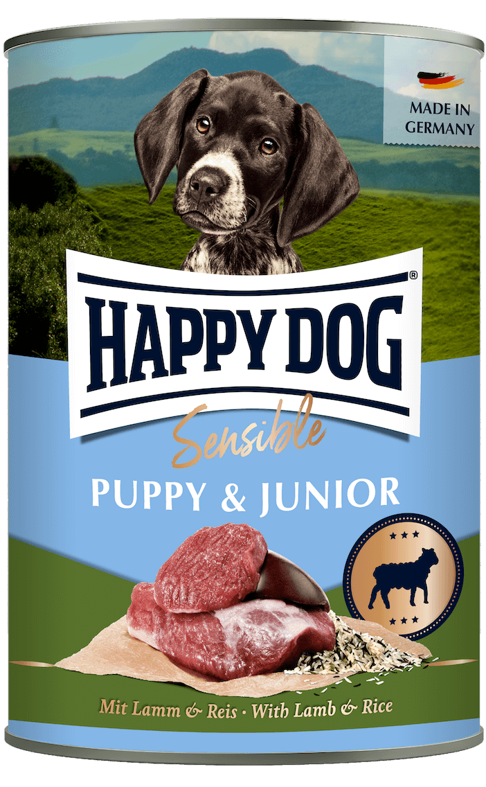 Puppy & Junior Lamb Wet Dog Food – Happy Dog UK