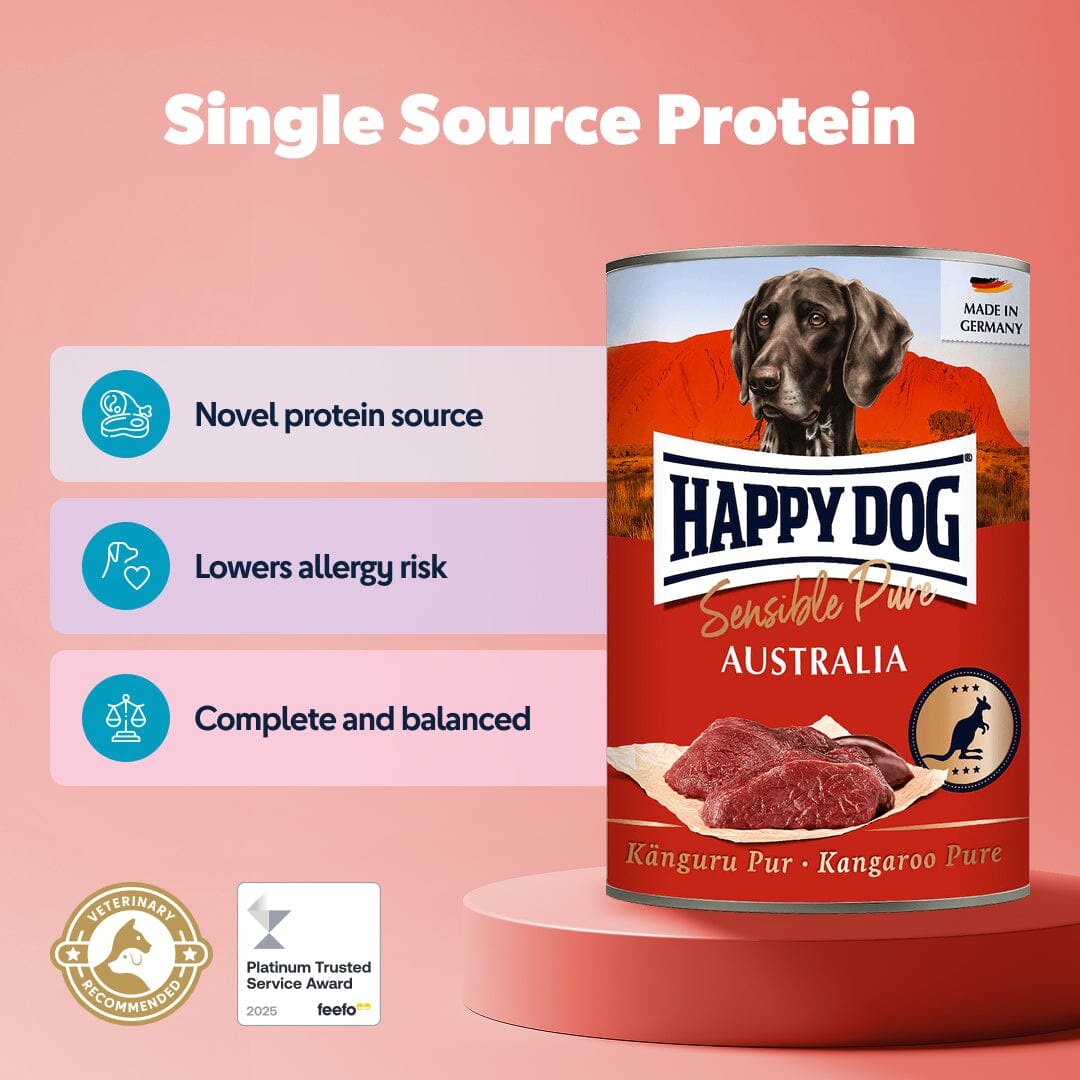 Pure Kangaroo Wet Dog Food (Australia)