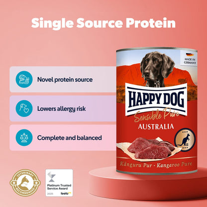 Pure Kangaroo Wet Dog Food (Australia)