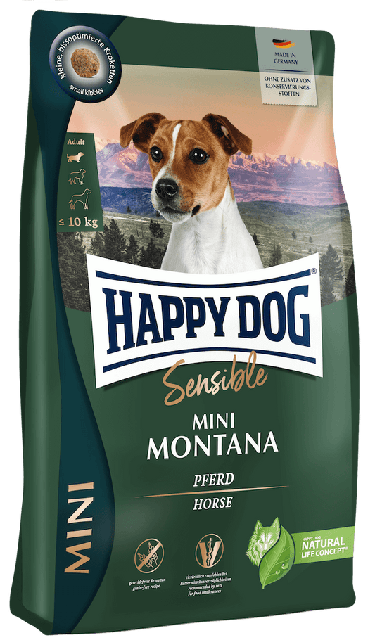 Sensitive Small breed Dog Food with Horse