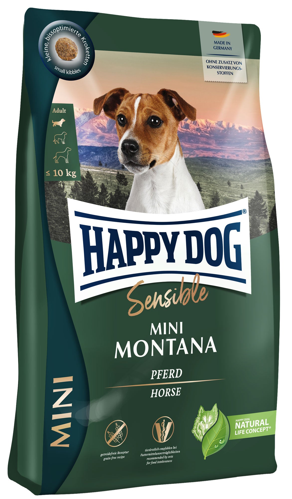 Sensitive Small breed Dog Food with Horse