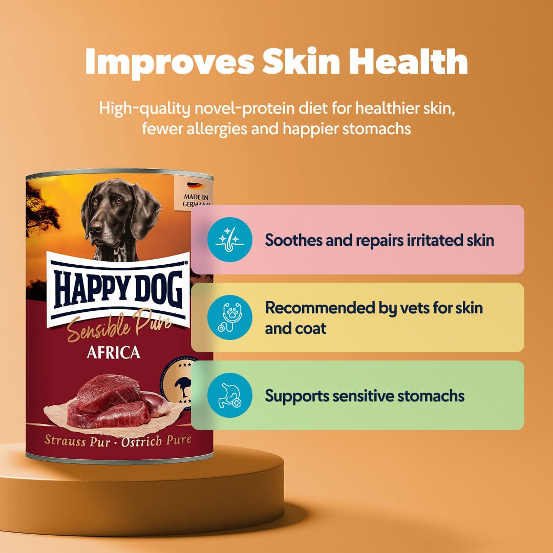 Pure Ostrich Wet Dog Food (Africa)