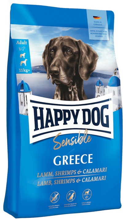 Sensitive dog food - lamb shrimp and calamari