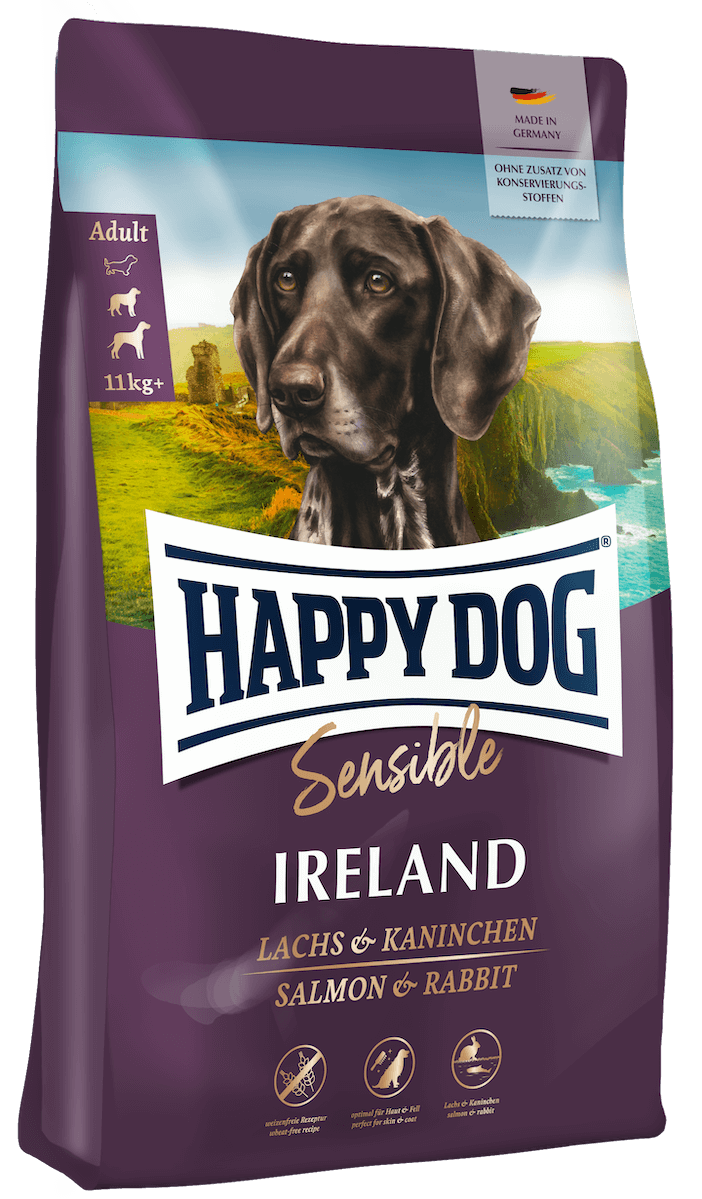 Happy Dog | Ireland | Sensitive Dry Dog Food | Salmon, Digestive