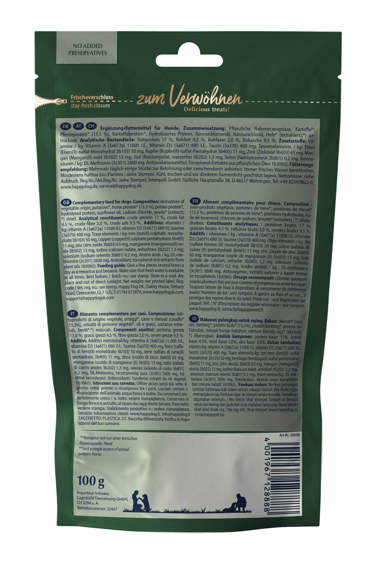 Montana Snacks Back Of Packet