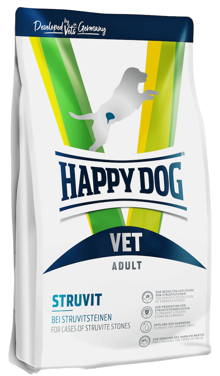 Struvite dry dog food