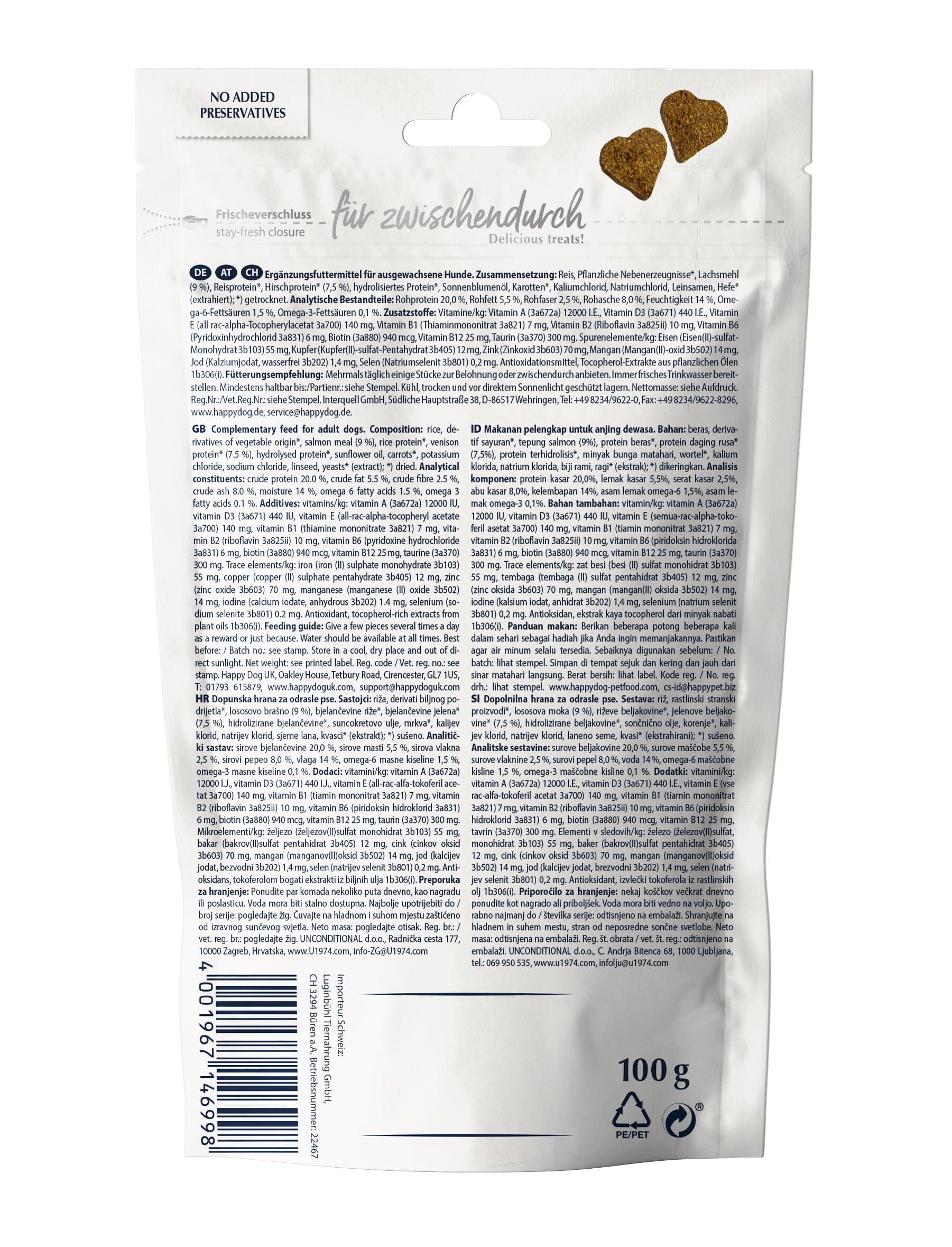 Skin Snacks Back Of Bag