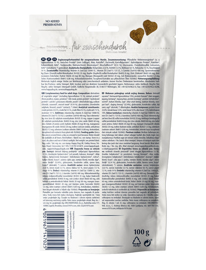 Weight Snacks Back Of Bag
